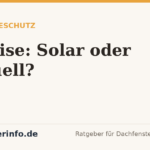 VELUX Hitzeschutz-Markise Solar oder manuell – dachfensterinfo.de