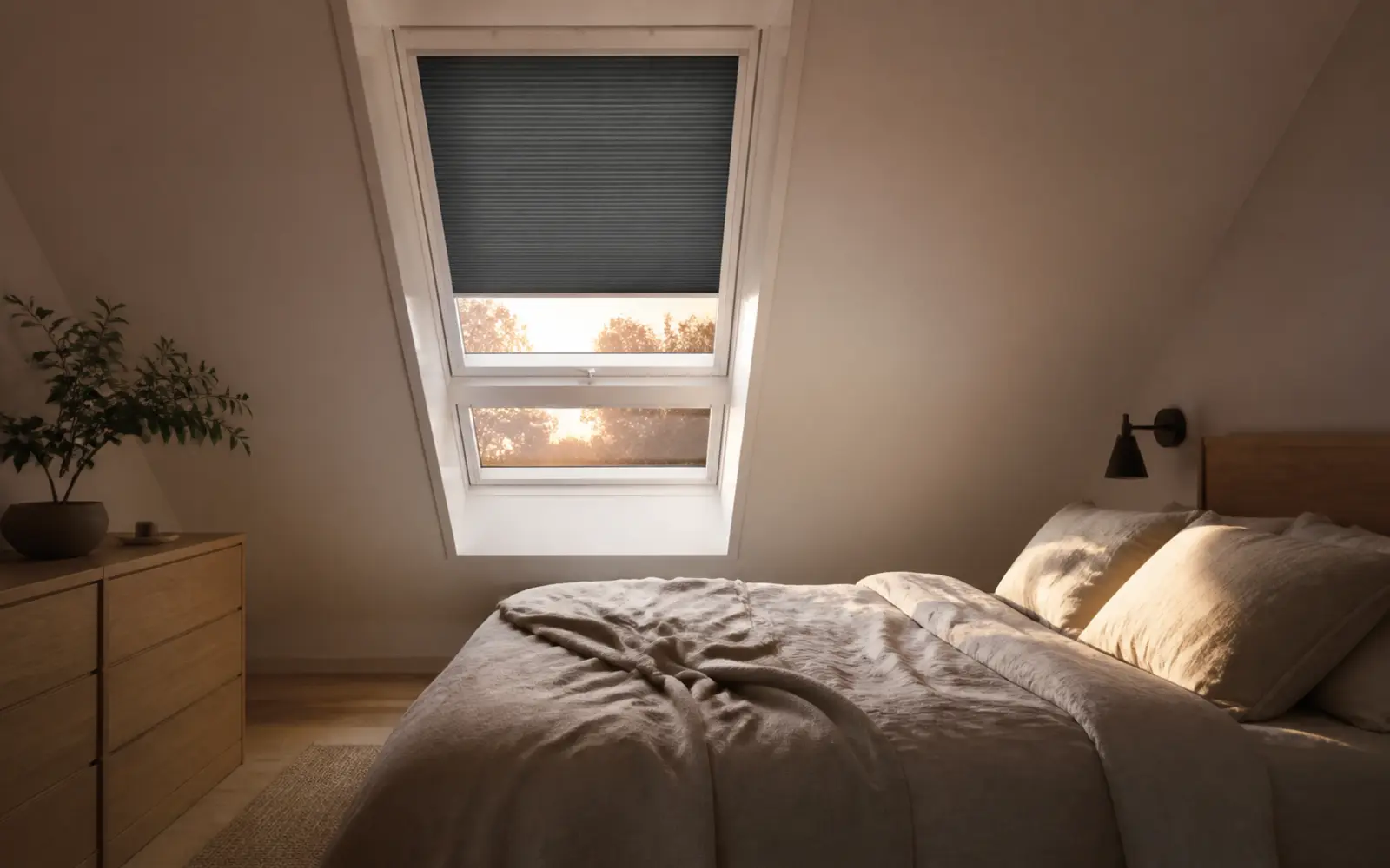 VELUX Hitzeschutz für Schlafzimmer