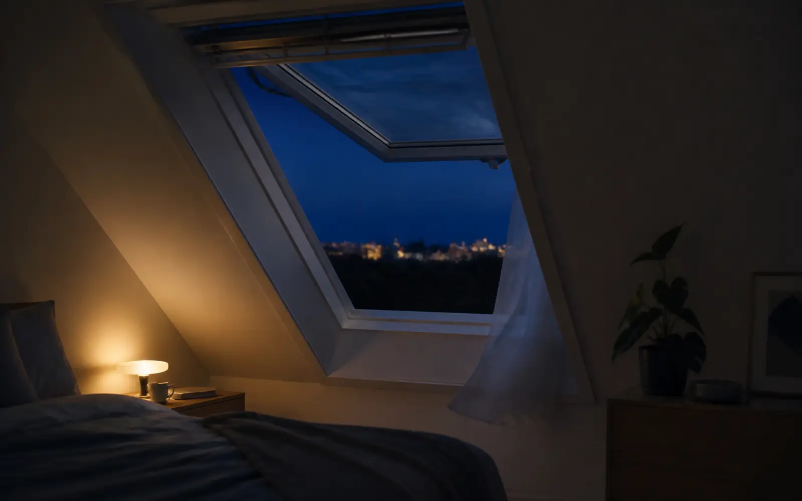 Dachgeschoss nachts richtig lüften: So kommt die Hitze raus