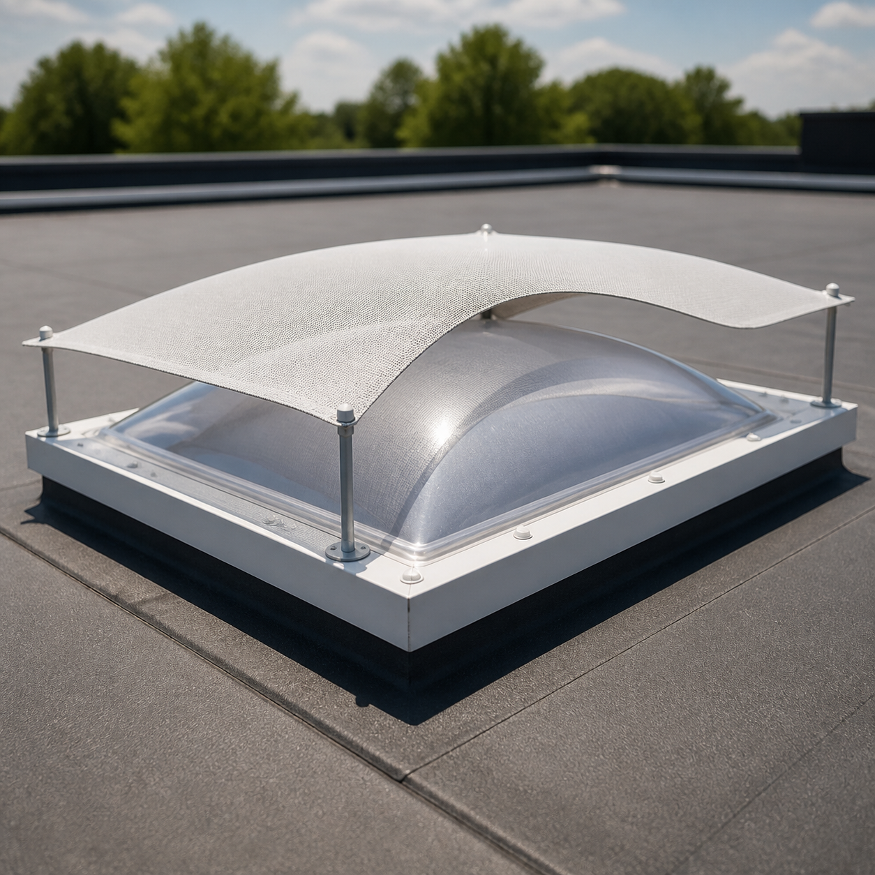 Sonnenschutz für Lichtkuppeln: Was gegen Hitze hilft