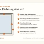 Dachfenster Dichtung: Flügeldichtung, Rahmendichtung, Scheibendichtung, Lüftungsklappe und Falzdichtung im Überblick